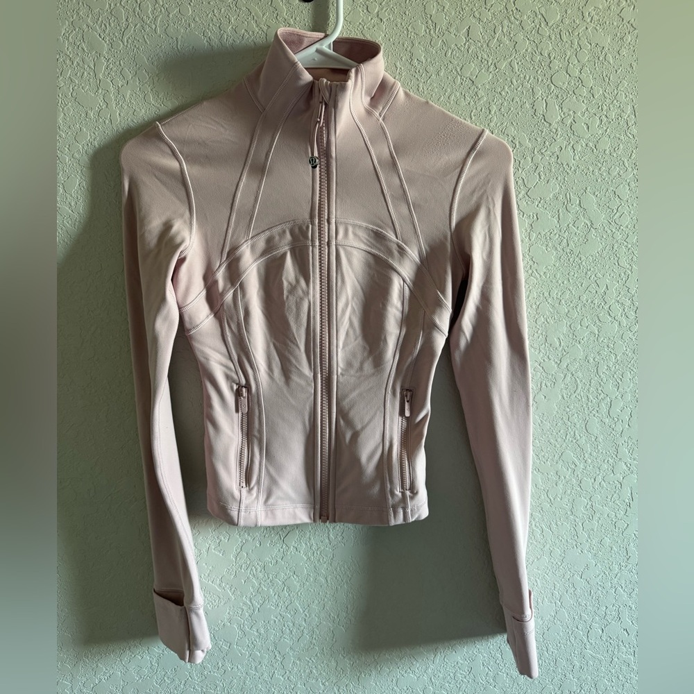 Lululemon Define Cropped Jacket in Pink Haze